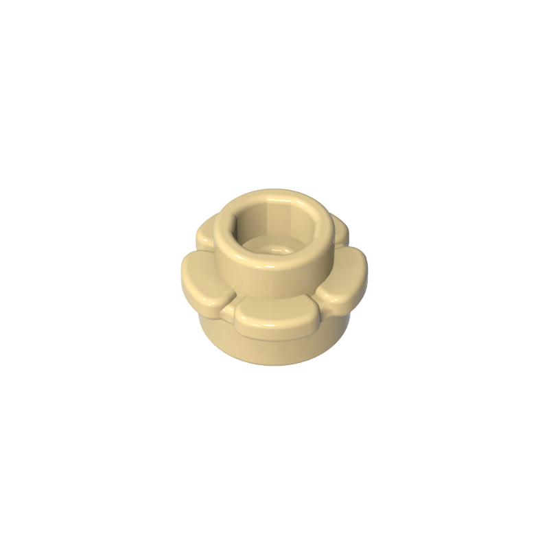 24866 | Plate, Round 1 x 1 with Flower Edge (5 Petals)