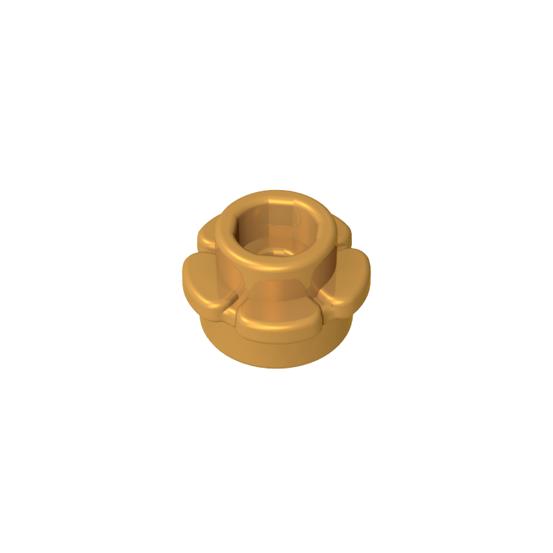 24866 | Plate, Round 1 x 1 with Flower Edge (5 Petals)