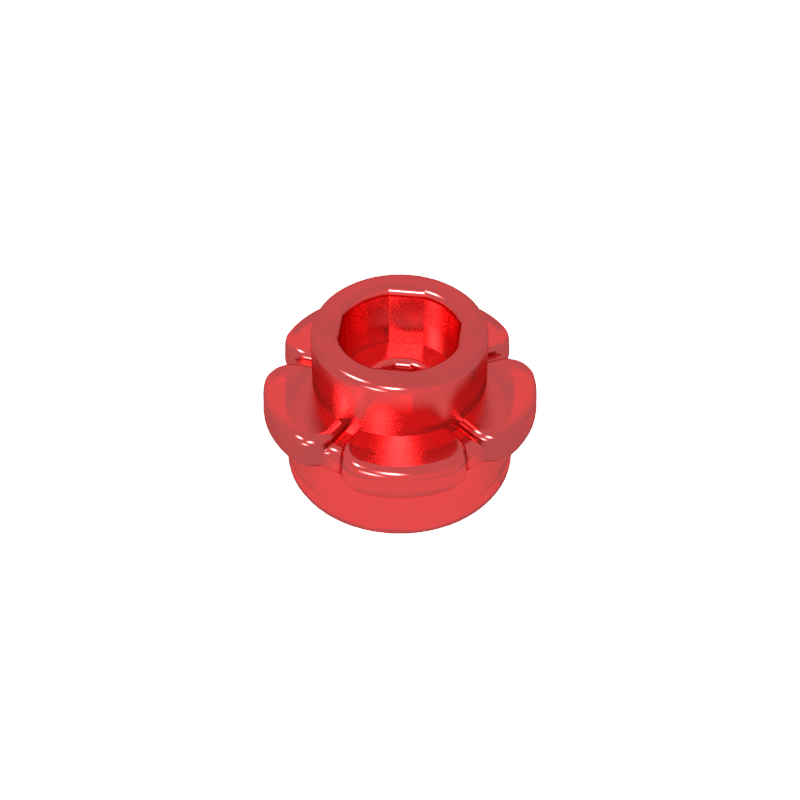 24866 | Plate, Round 1 x 1 with Flower Edge (5 Petals)