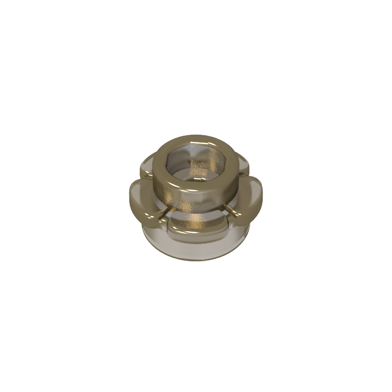 24866 | Plate, Round 1 x 1 with Flower Edge (5 Petals)