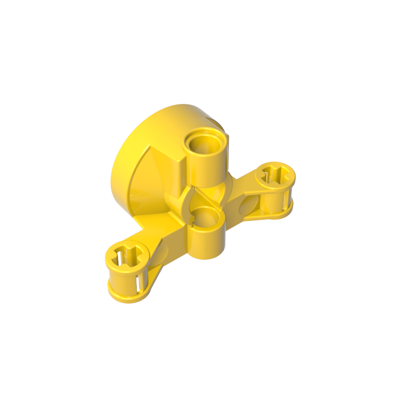 23801 | Technical Steering, Wheel Hub Holder with 2 Pin Holes and 2 Arms with Axle Holes with Slots
