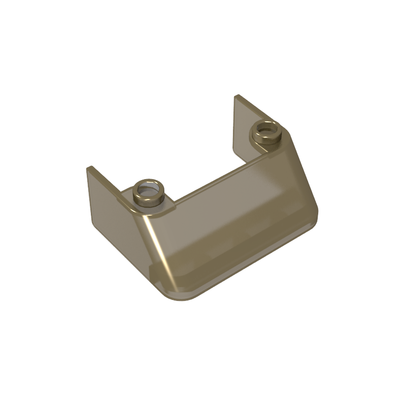 2437 | Windscreen 3 x 4 x 1 1/3 with 2 Studs on Top
