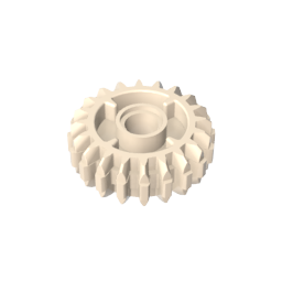 35185 | Technical Gear 20 Tooth Double Bevel with Clutch on Both Sides