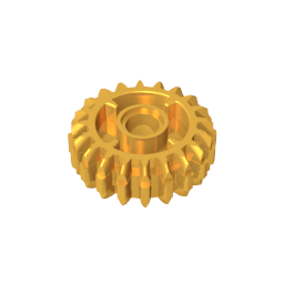 35185 | Technical Gear 20 Tooth Double Bevel with Clutch on Both Sides