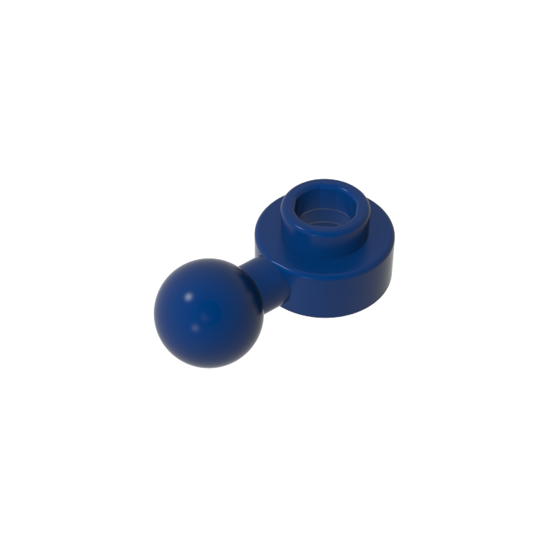 3614b | Plate, Round 1 x 1 with Tow Ball with Round Hole (Homemaker Figure / Maxifigure Hand)
