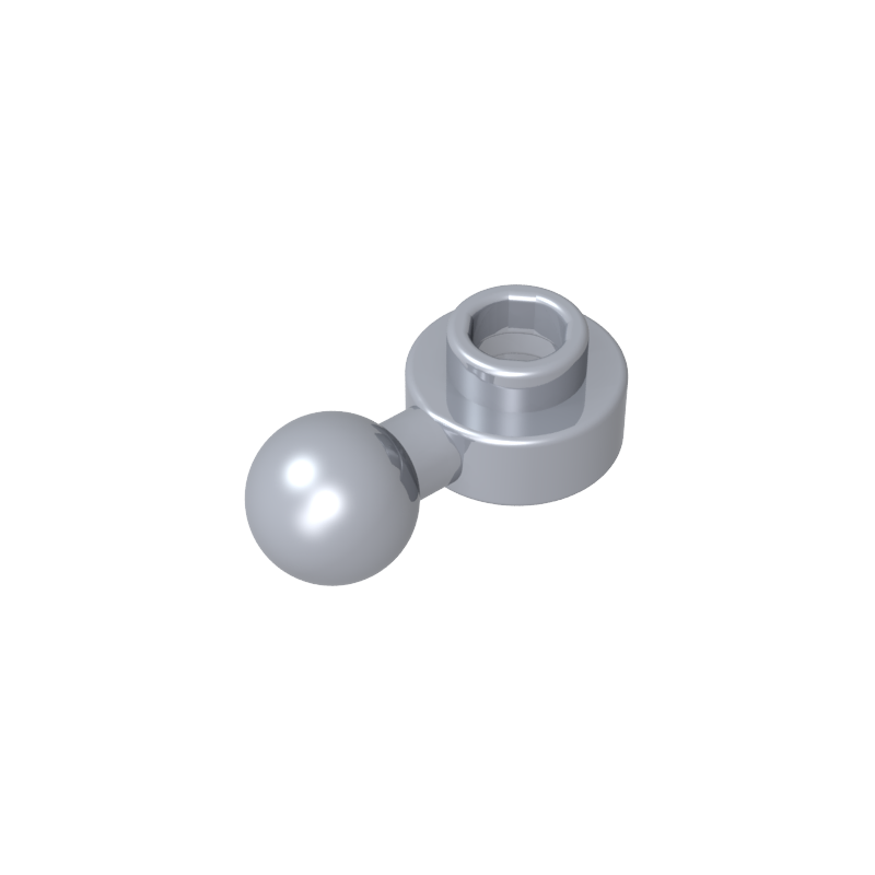 3614b | Plate, Round 1 x 1 with Tow Ball with Round Hole (Homemaker Figure / Maxifigure Hand)