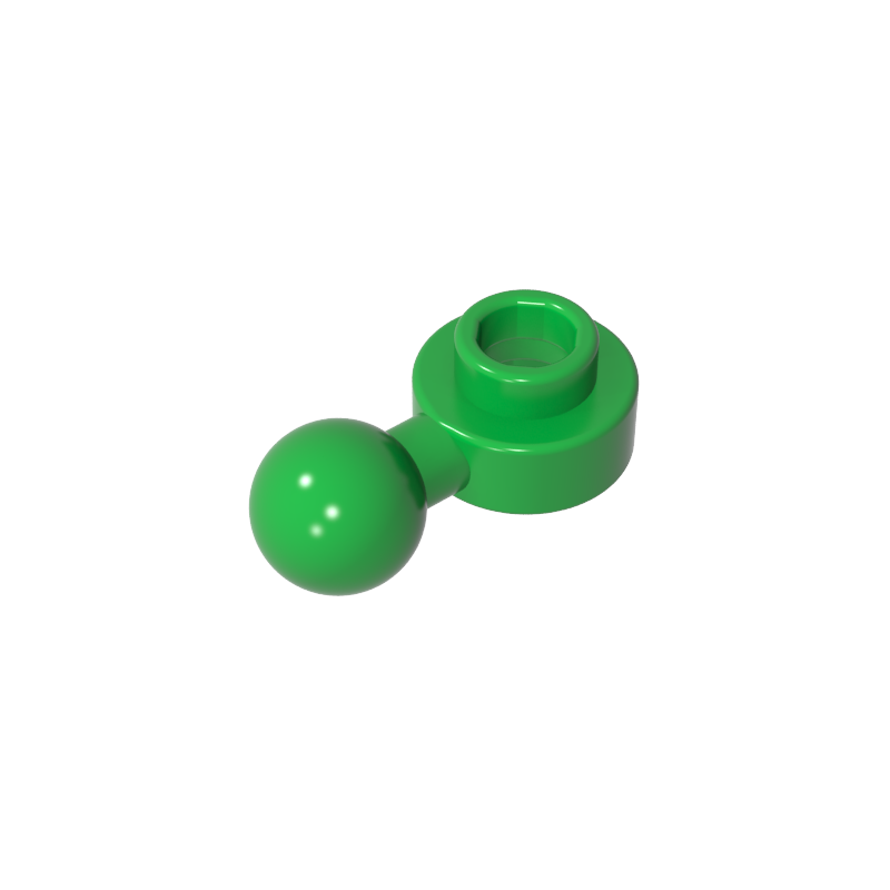 3614b | Plate, Round 1 x 1 with Tow Ball with Round Hole (Homemaker Figure / Maxifigure Hand)
