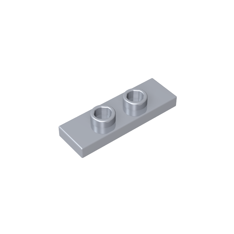 34103 | Plate, Modified 1 x 3 with 2 Studs (Double Jumper)