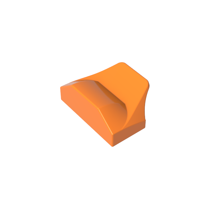 47458 | Slope, Curved 1 x 2 x 2/3 Wing End