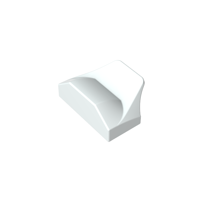 47458 | Slope, Curved 1 x 2 x 2/3 Wing End