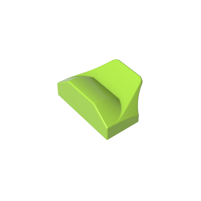 47458 | Slope, Curved 1 x 2 x 2/3 Wing End