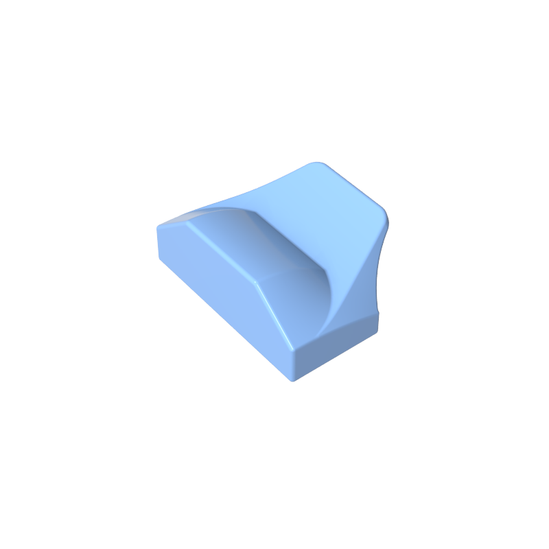 47458 | Slope, Curved 1 x 2 x 2/3 Wing End