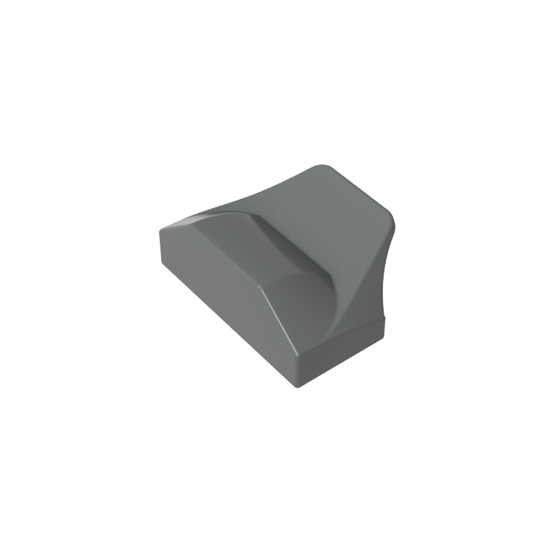 47458 | Slope, Curved 1 x 2 x 2/3 Wing End