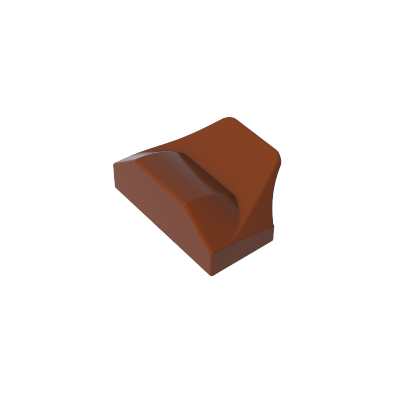 47458 | Slope, Curved 1 x 2 x 2/3 Wing End