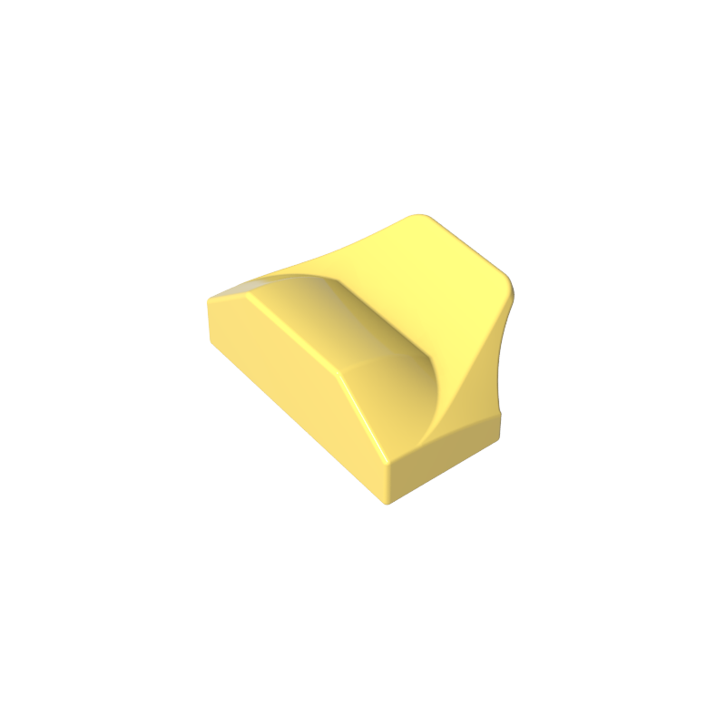 47458 | Slope, Curved 1 x 2 x 2/3 Wing End