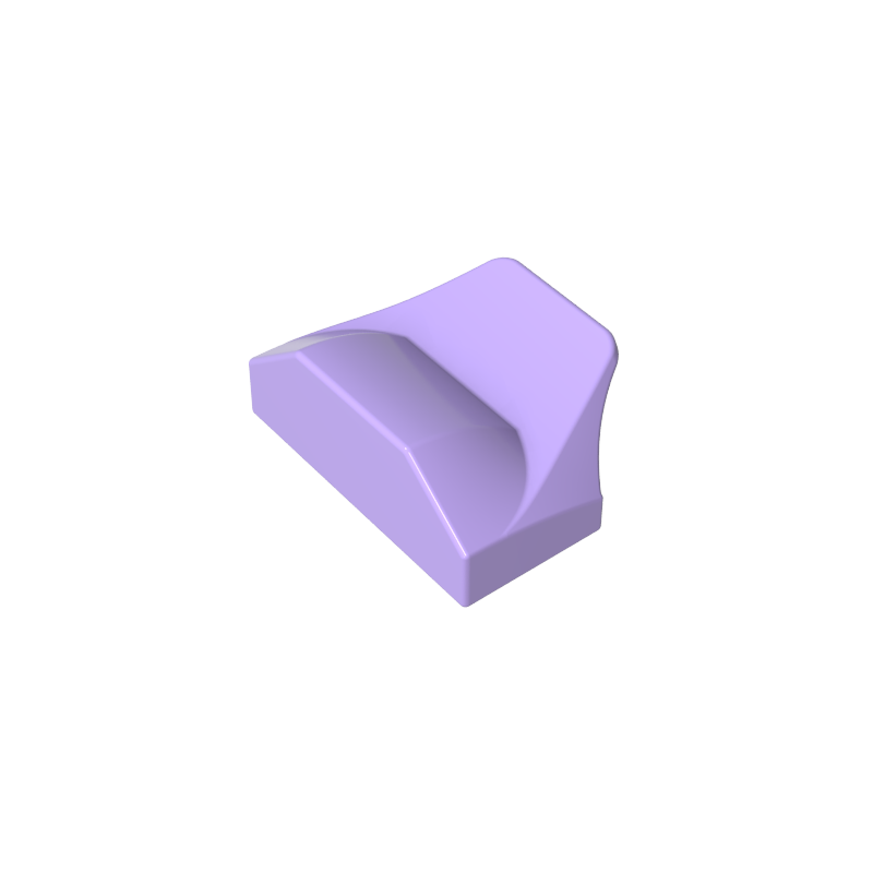 47458 | Slope, Curved 1 x 2 x 2/3 Wing End