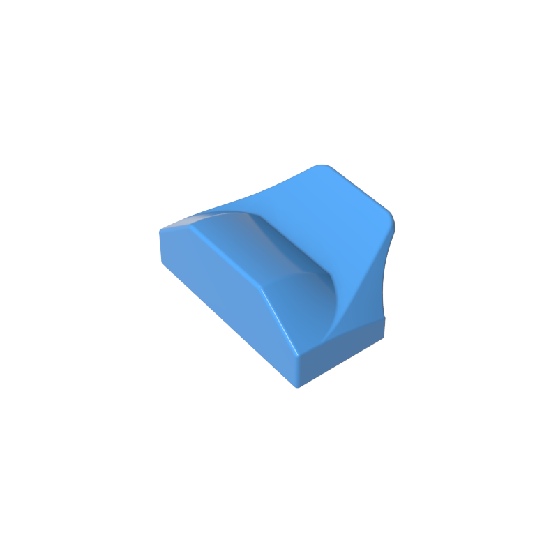 47458 | Slope, Curved 1 x 2 x 2/3 Wing End