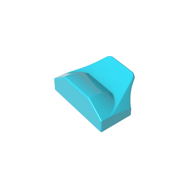 47458 | Slope, Curved 1 x 2 x 2/3 Wing End