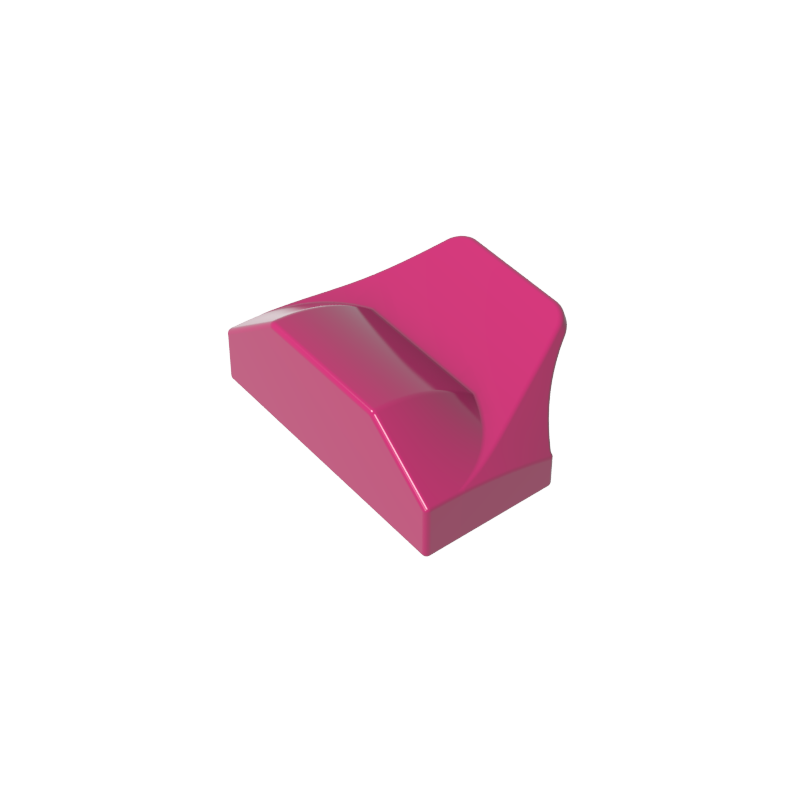 47458 | Slope, Curved 1 x 2 x 2/3 Wing End
