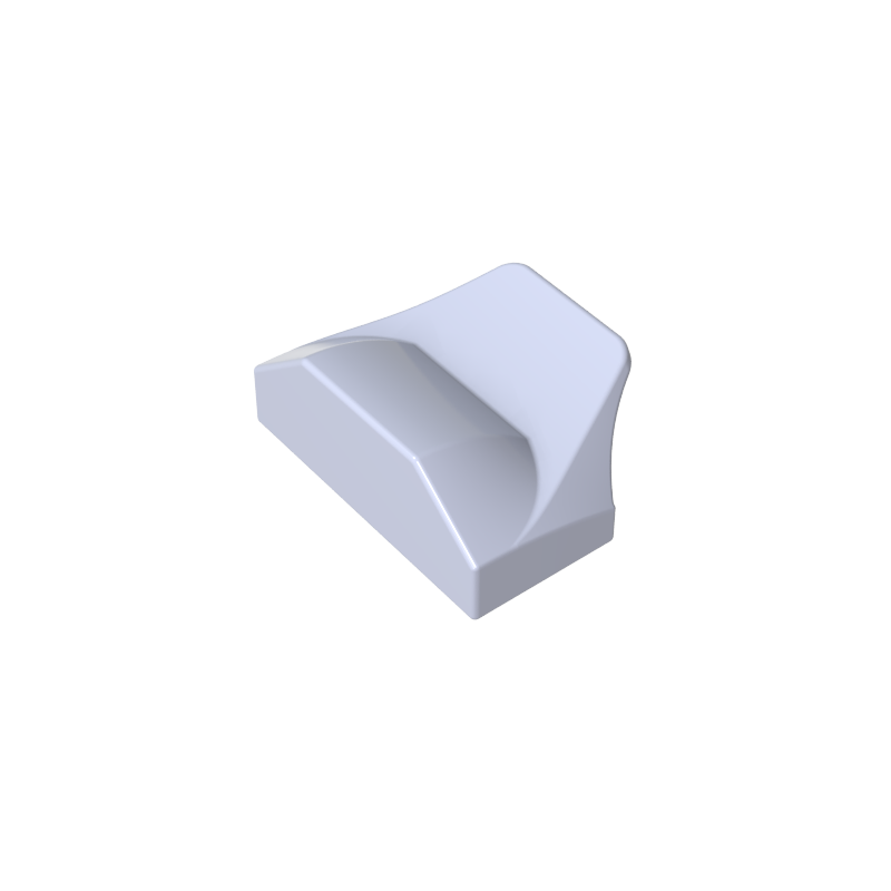 47458 | Slope, Curved 1 x 2 x 2/3 Wing End