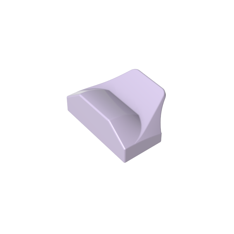 47458 | Slope, Curved 1 x 2 x 2/3 Wing End