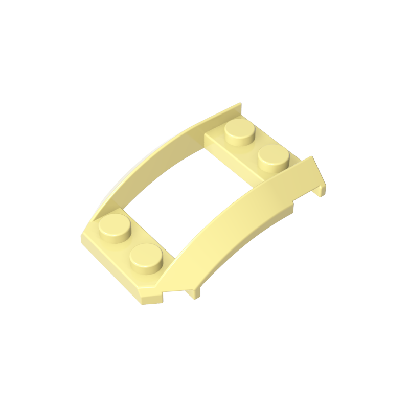 47755 | Wedge 4 x 3 Open with Cutout and 4 Studs