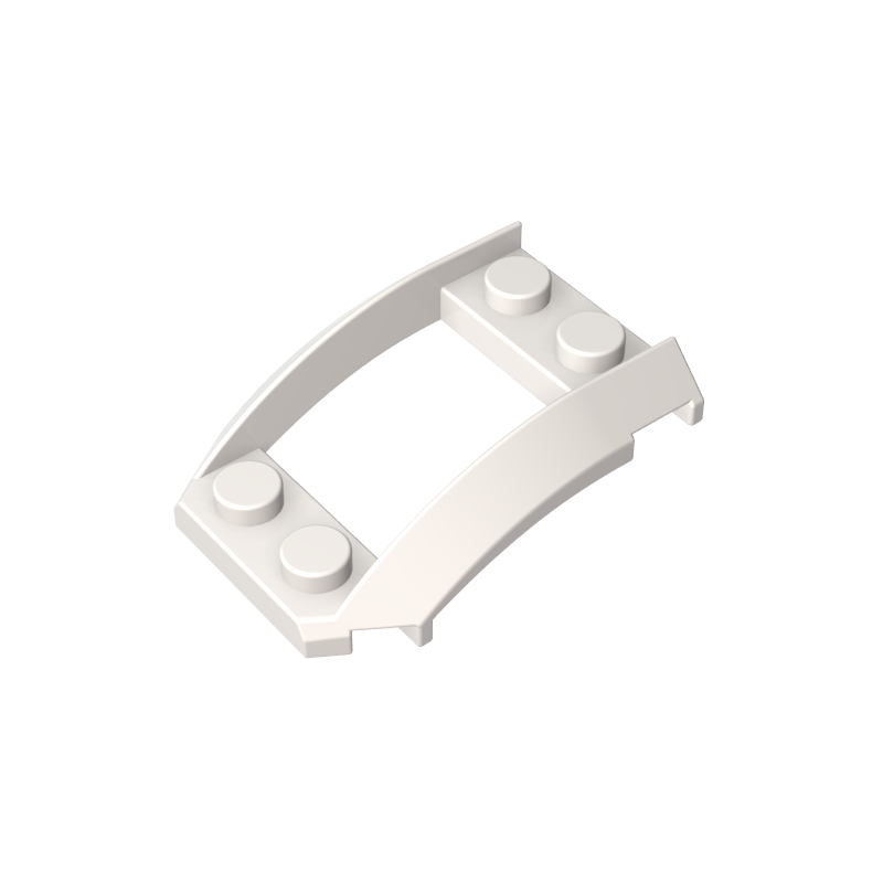 47755 | Wedge 4 x 3 Open with Cutout and 4 Studs
