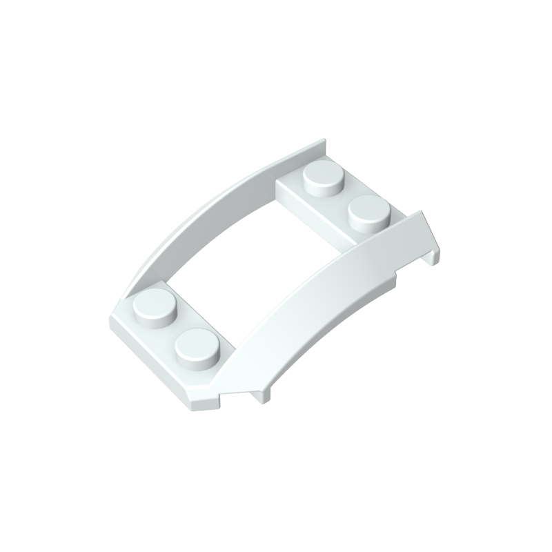 47755 | Wedge 4 x 3 Open with Cutout and 4 Studs