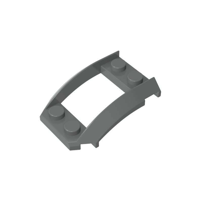 47755 | Wedge 4 x 3 Open with Cutout and 4 Studs