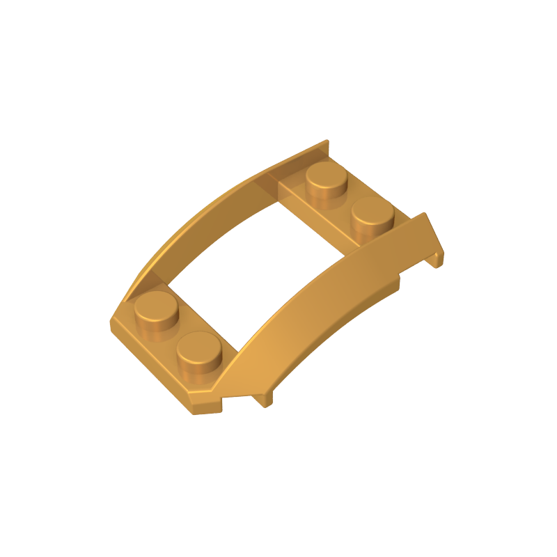 47755 | Wedge 4 x 3 Open with Cutout and 4 Studs
