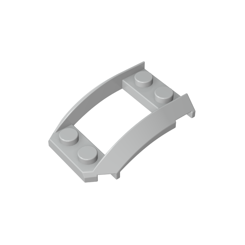 47755 | Wedge 4 x 3 Open with Cutout and 4 Studs