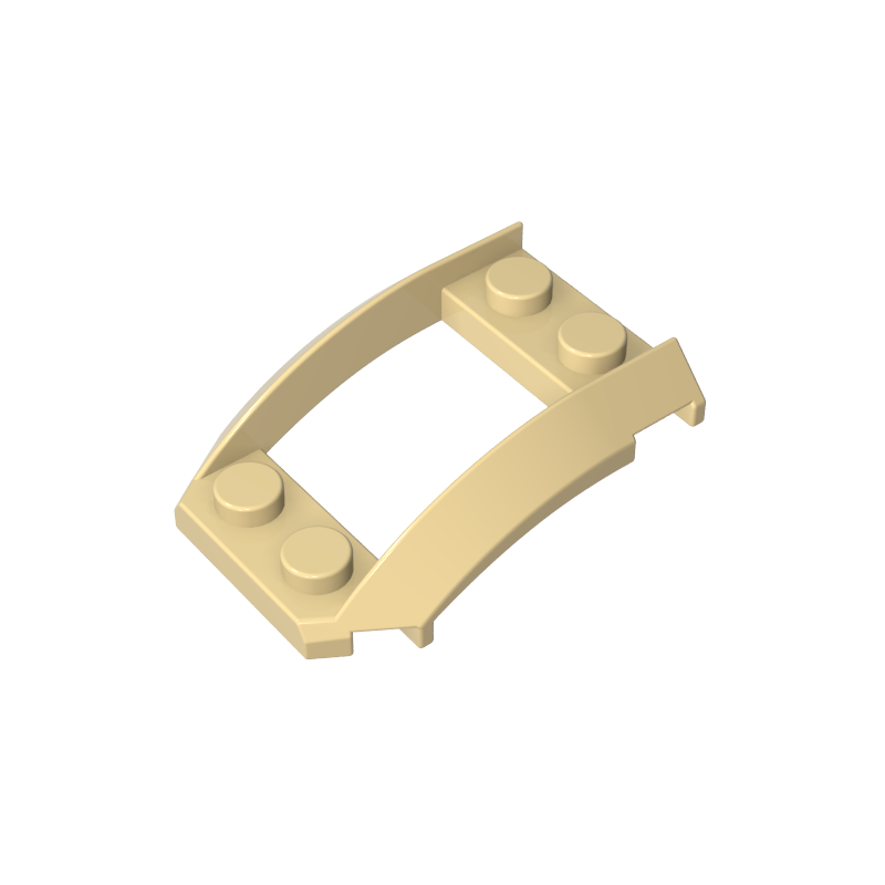 47755 | Wedge 4 x 3 Open with Cutout and 4 Studs