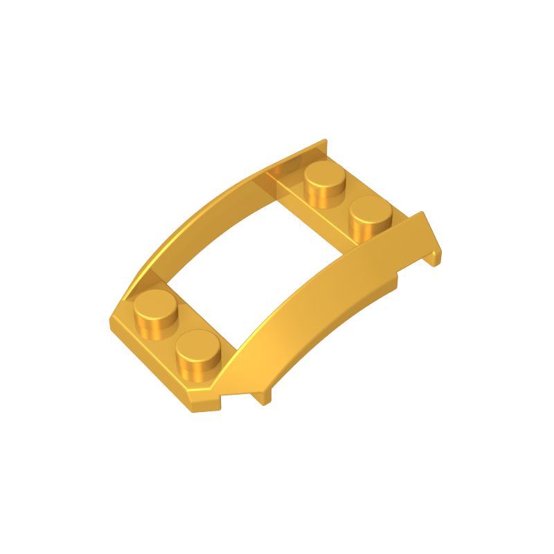 47755 | Wedge 4 x 3 Open with Cutout and 4 Studs