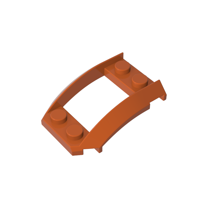 47755 | Wedge 4 x 3 Open with Cutout and 4 Studs
