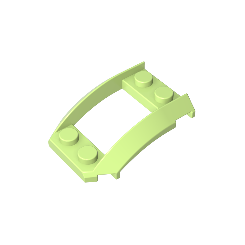 47755 | Wedge 4 x 3 Open with Cutout and 4 Studs