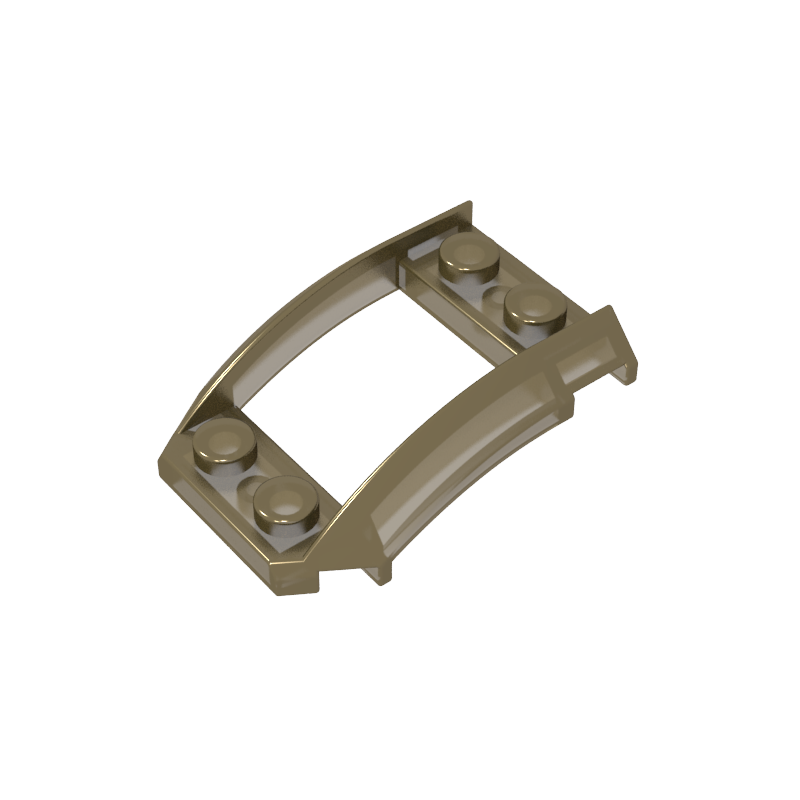 47755 | Wedge 4 x 3 Open with Cutout and 4 Studs