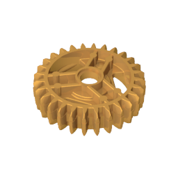 65413 | Technical Gear 28 Tooth Double Bevel with Pin Hole
