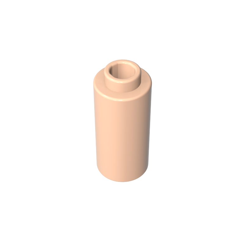 71075a | Brick, Round 1 x 1 d. 90 Degree Elbow - No Stud - Type 1