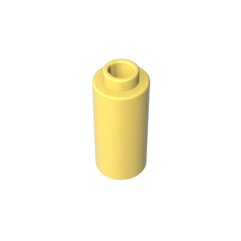 71075a | Brick, Round 1 x 1 d. 90 Degree Elbow - No Stud - Type 1