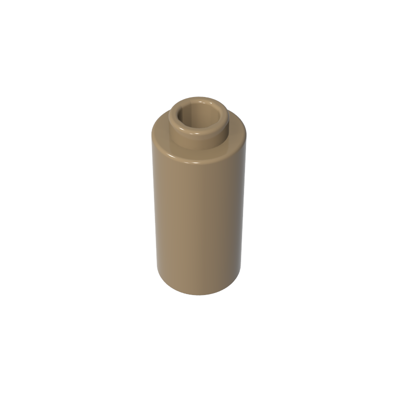 71075a | Brick, Round 1 x 1 d. 90 Degree Elbow - No Stud - Type 1