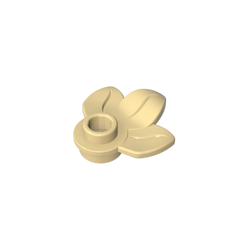 32607 | Plant Plate, Round 1 x 1 with 3 Leaves