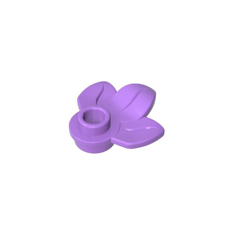 32607 | Plant Plate, Round 1 x 1 with 3 Leaves