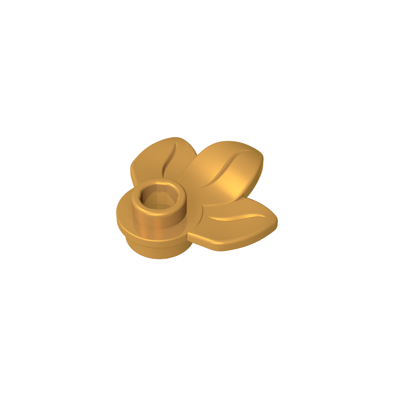 32607 | Plant Plate, Round 1 x 1 with 3 Leaves