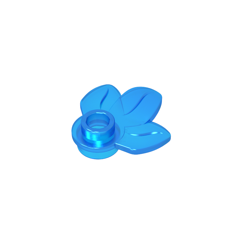 32607 | Plant Plate, Round 1 x 1 with 3 Leaves