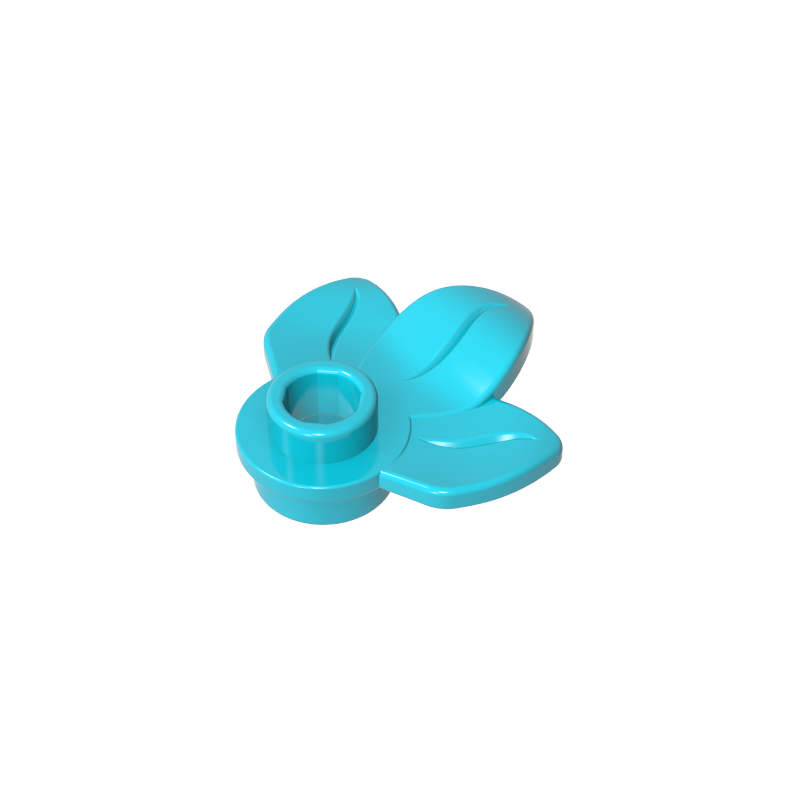 32607 | Plant Plate, Round 1 x 1 with 3 Leaves