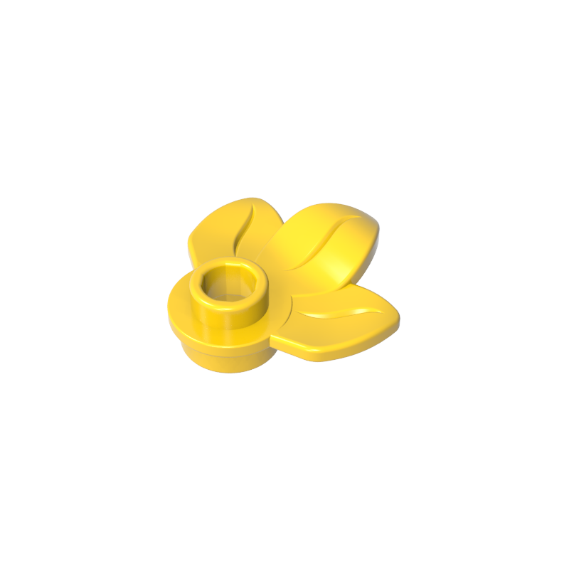 32607 | Plant Plate, Round 1 x 1 with 3 Leaves