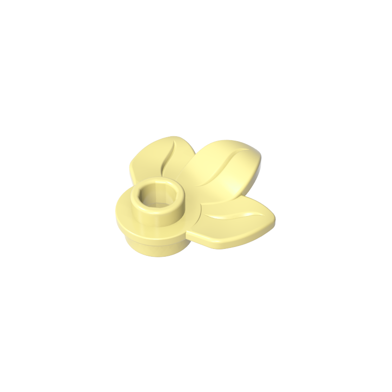 32607 | Plant Plate, Round 1 x 1 with 3 Leaves