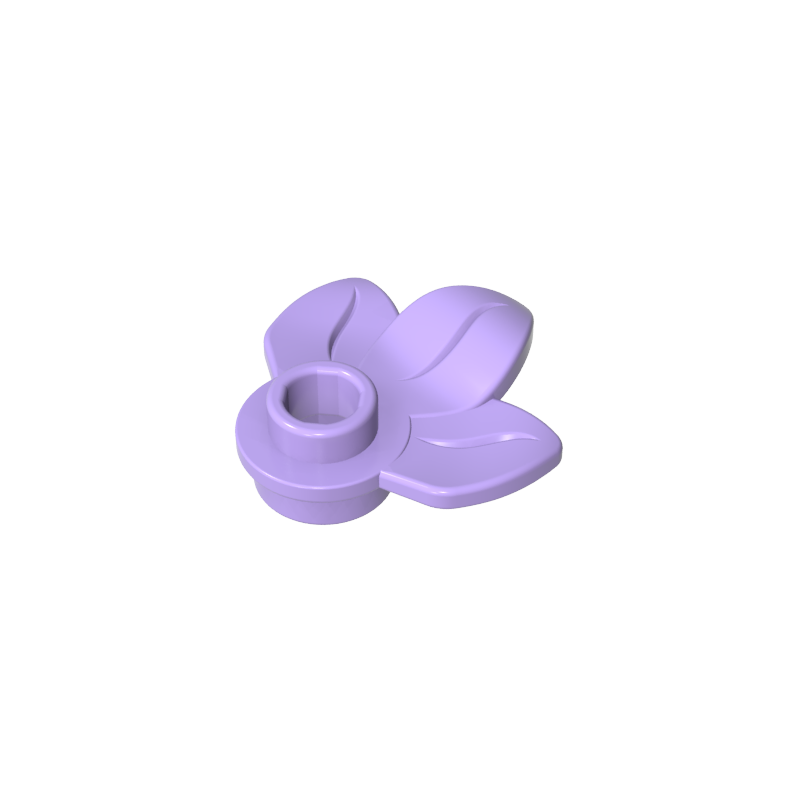 32607 | Plant Plate, Round 1 x 1 with 3 Leaves