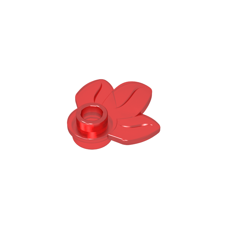 32607 | Plant Plate, Round 1 x 1 with 3 Leaves
