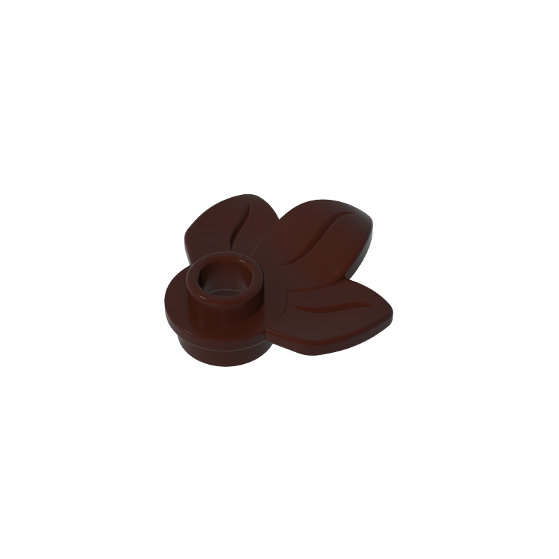 32607 | Plant Plate, Round 1 x 1 with 3 Leaves